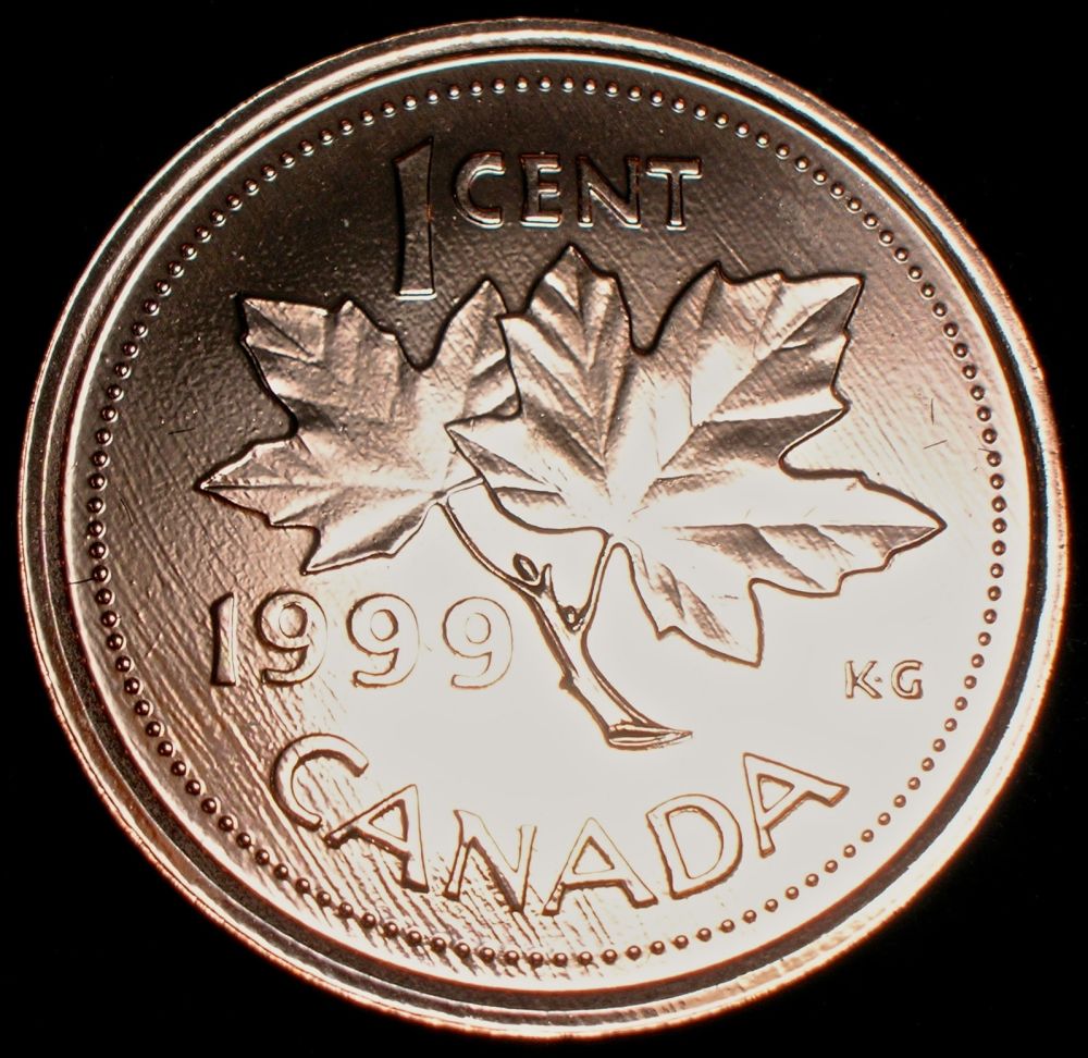 Plating-On-Canadian-Penny-From-1998-To-2003---Mottled-Or-With-Striations?